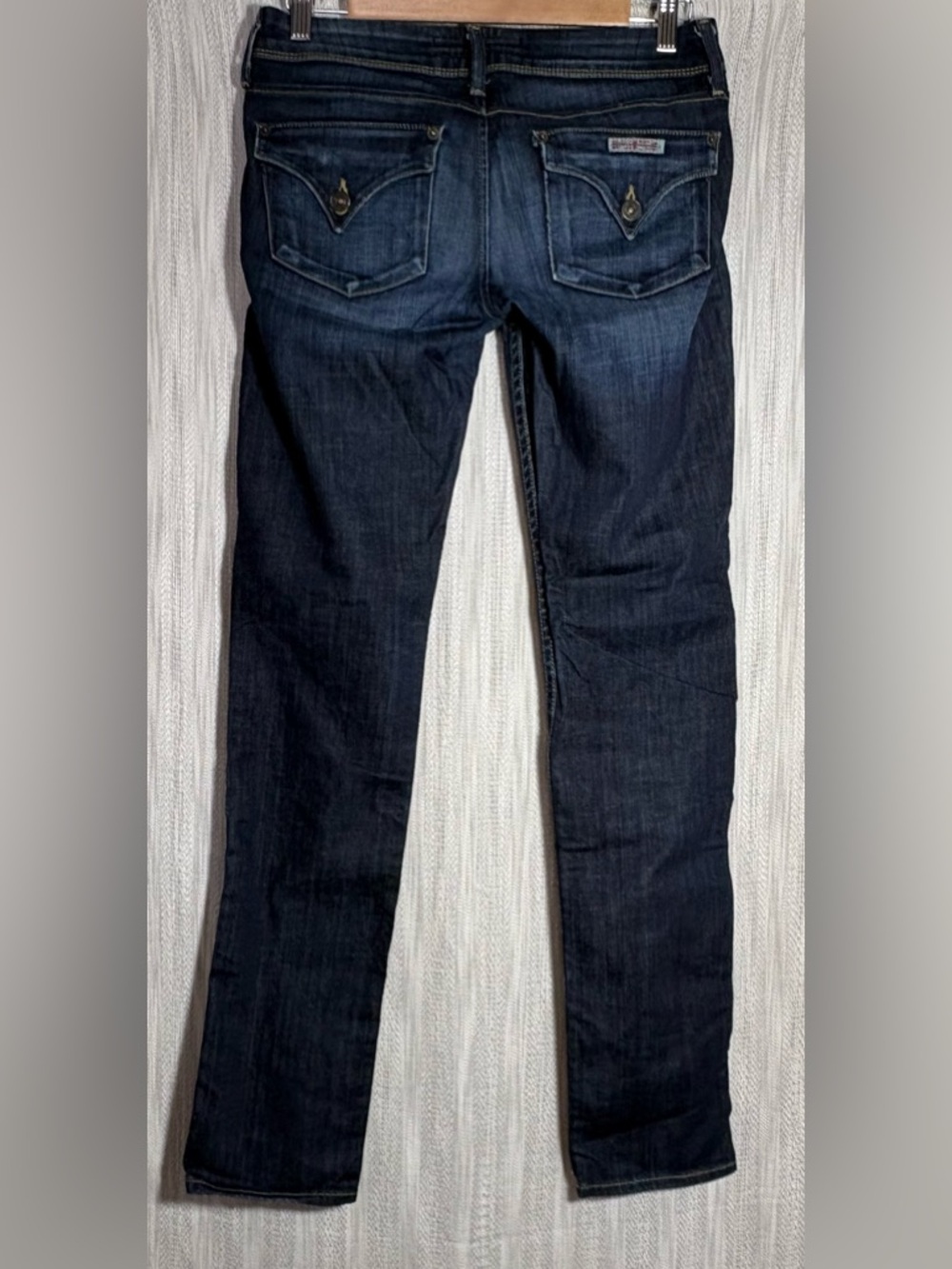 Hudson Women's Dark Blue Straight Jeans - Picture 2 of 5